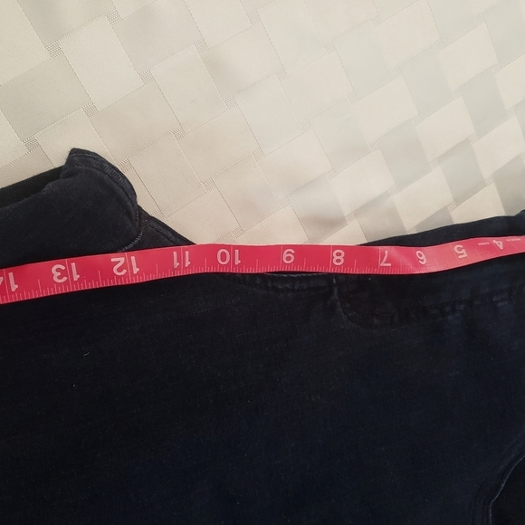 Lane Bryant Dark Wash High Rise Flare Bottom Jeans Size 18 - Picture 5 of 8